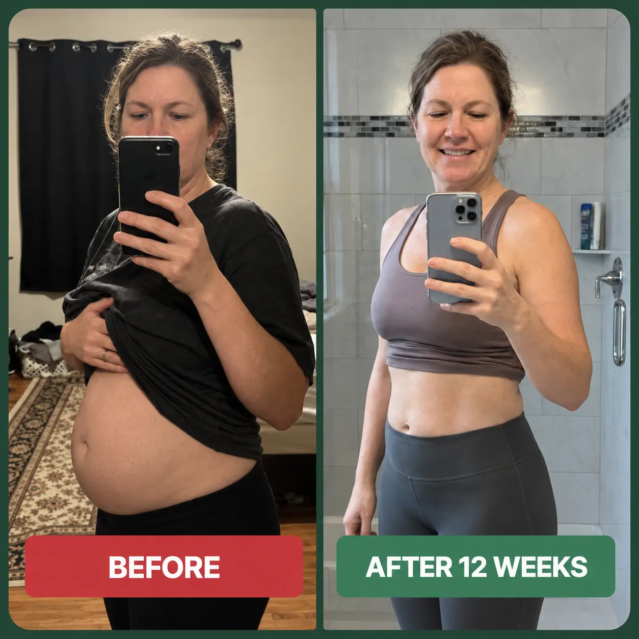 Wellaray Slim Coffee Booster customer Daniela before and after results